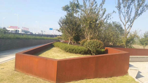 方城耐候钢挡土墙